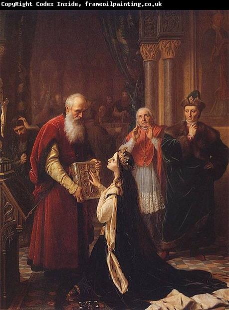 Jozef Simmler Queen Jadwiga's Oath